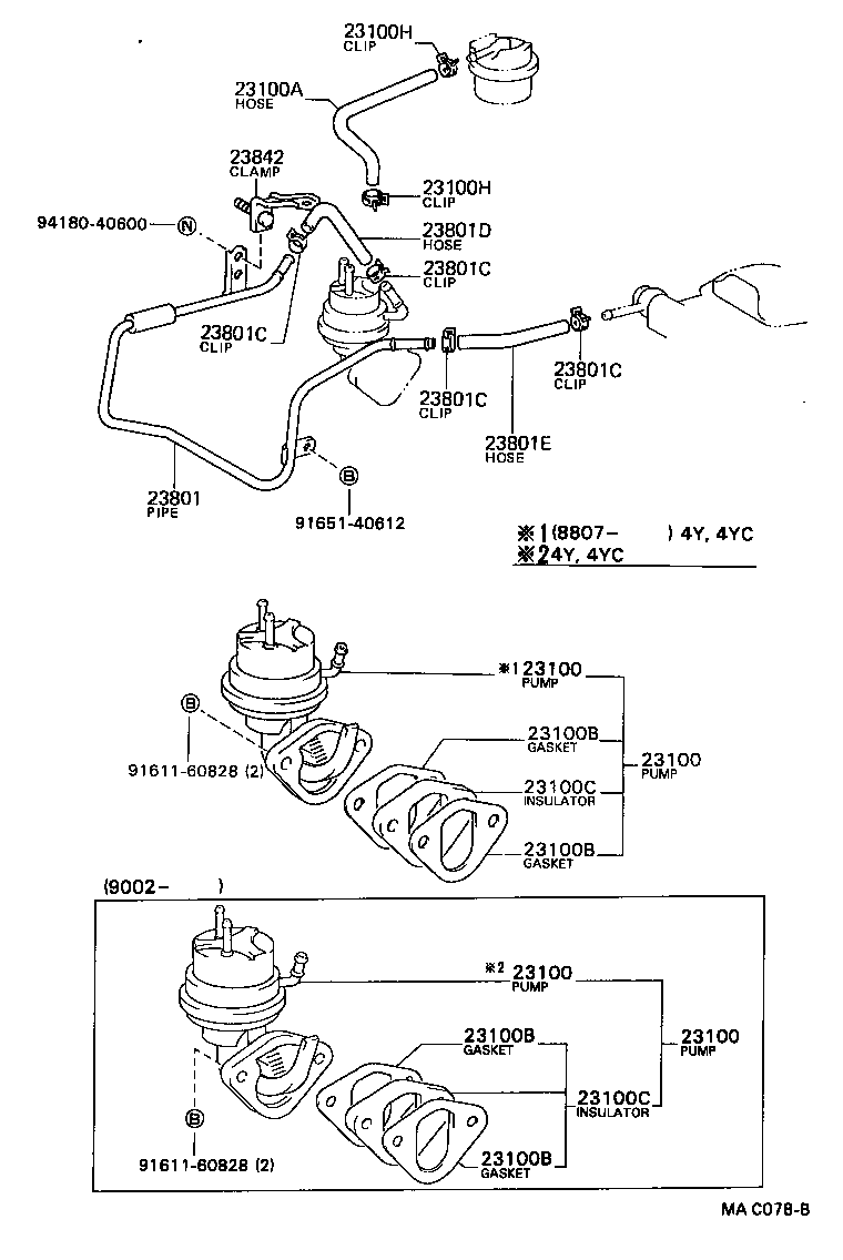  HILUX |  FUEL PUMP PIPE