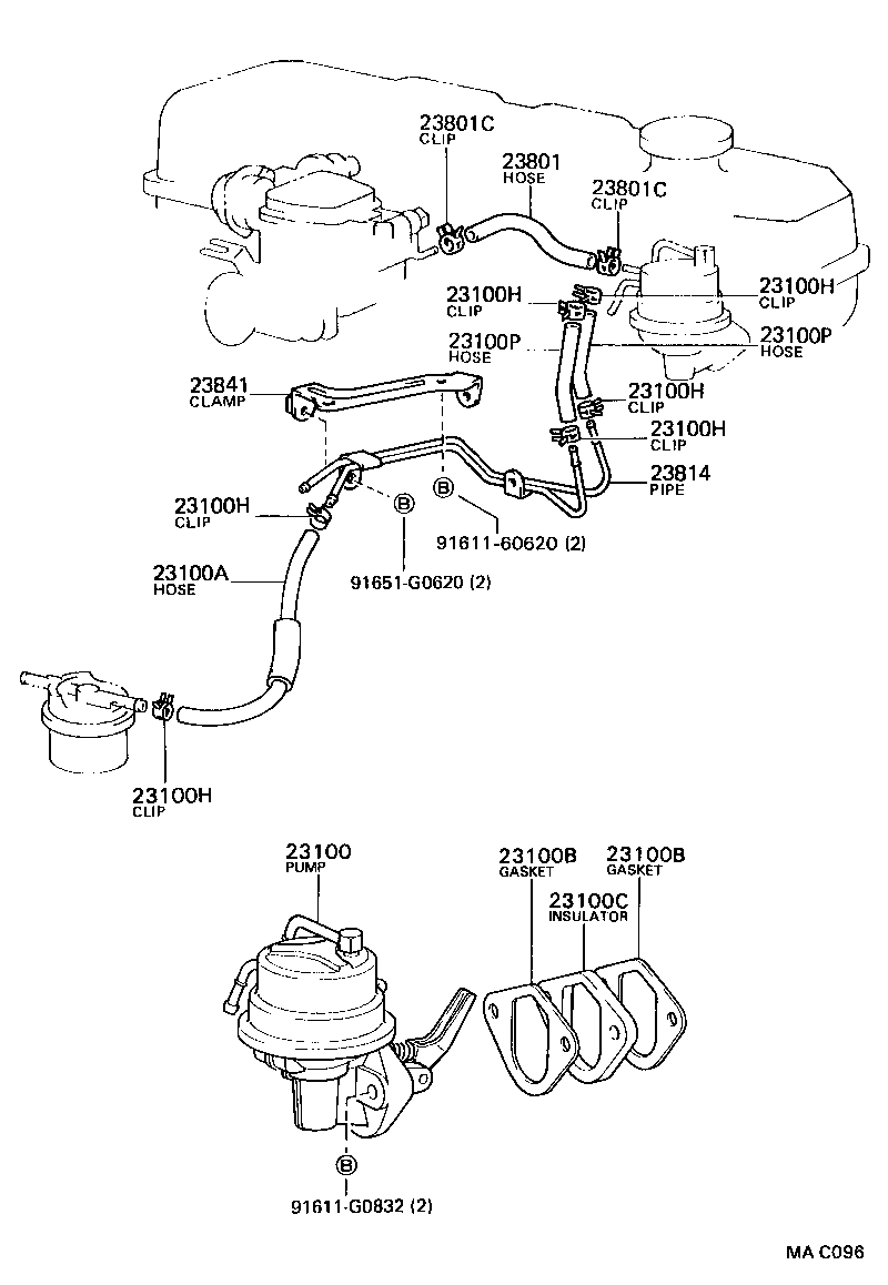  DYNA 200 |  FUEL PUMP PIPE