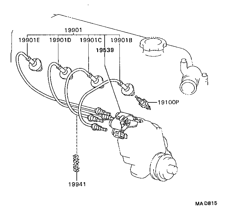  HILUX 2WD |  IGNITION COIL SPARK PLUG