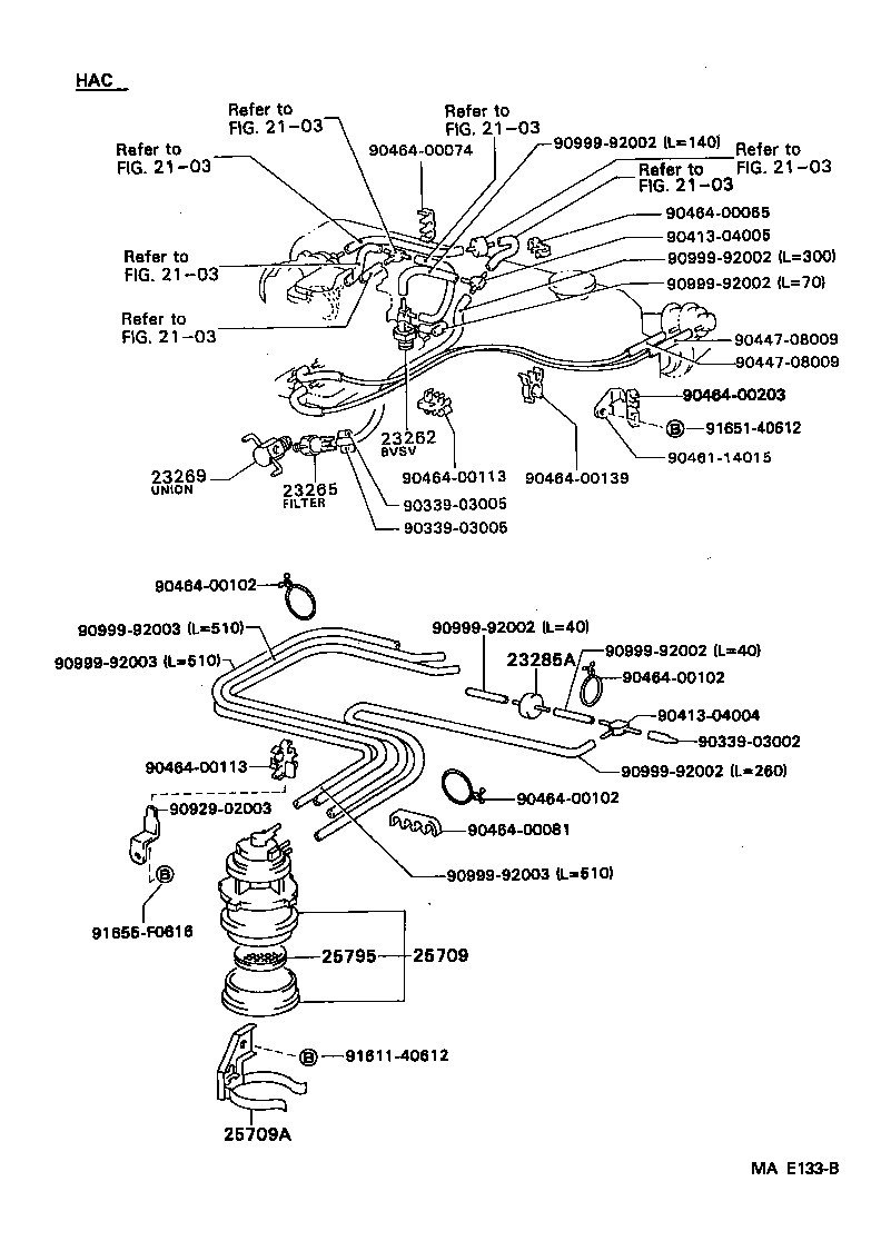  CRESSIDA |  VACUUM PIPING