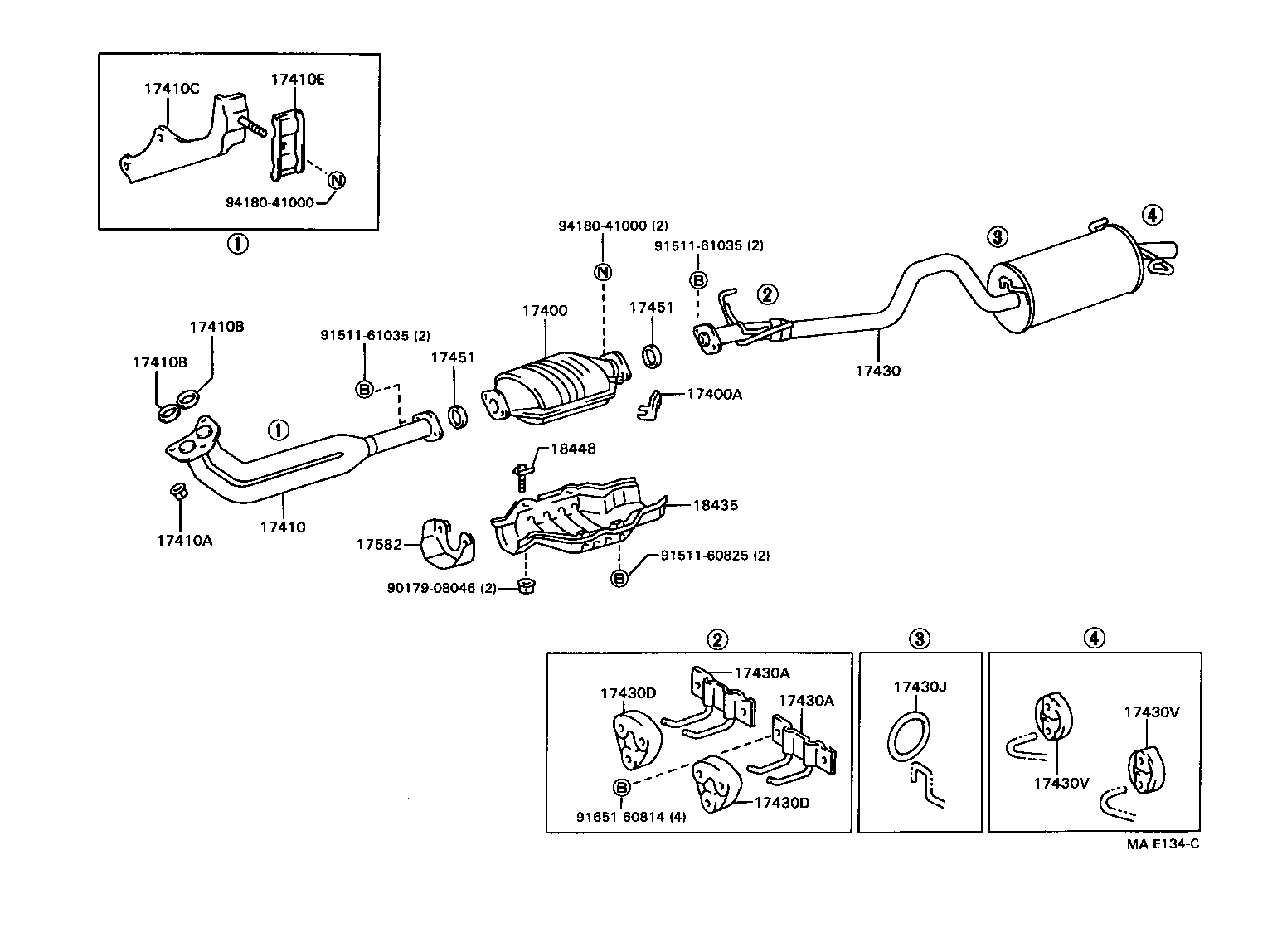  LITEACE VAN WAGON |  EXHAUST PIPE