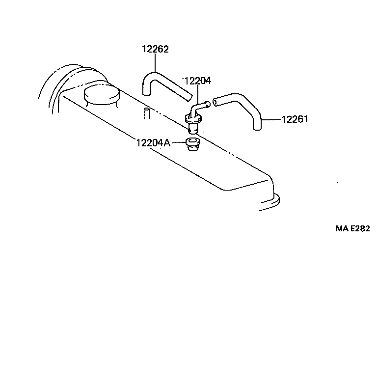  TERCEL |  VENTILATION HOSE