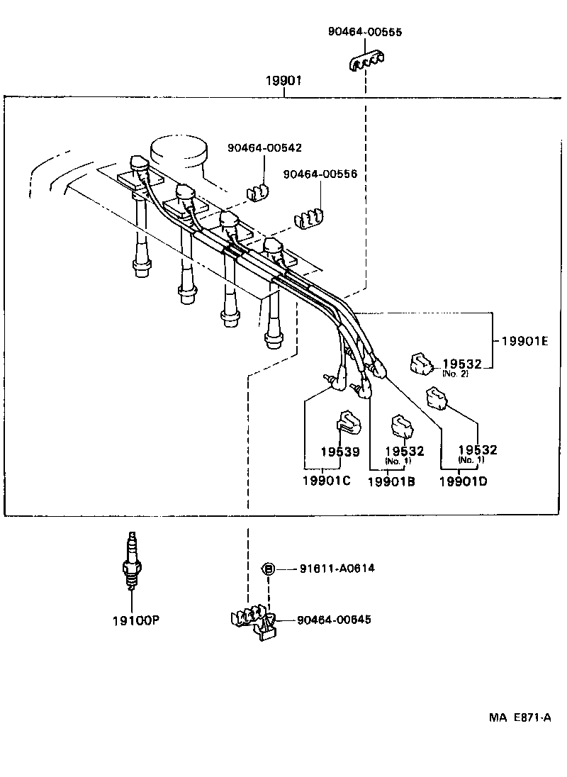  CELICA |  IGNITION COIL SPARK PLUG