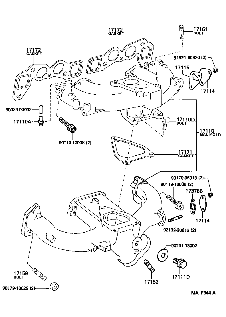  LITEACE VAN WAGON |  MANIFOLD