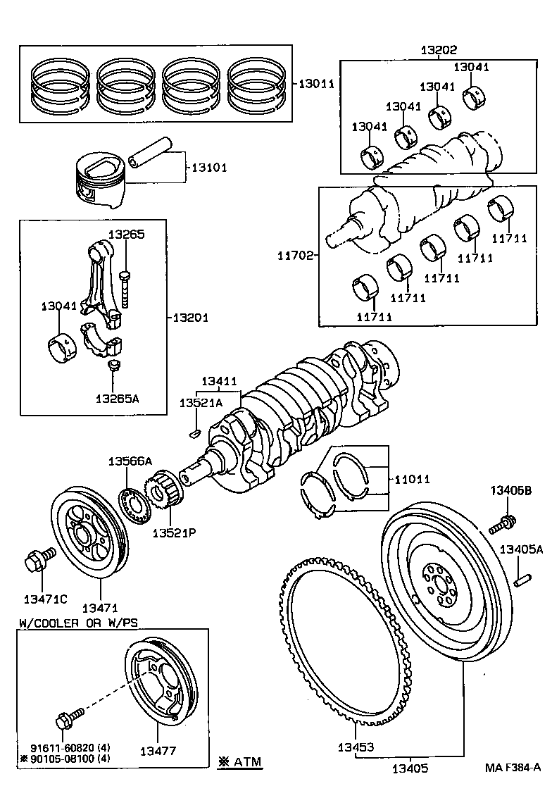  STARLET |  CRANKSHAFT PISTON