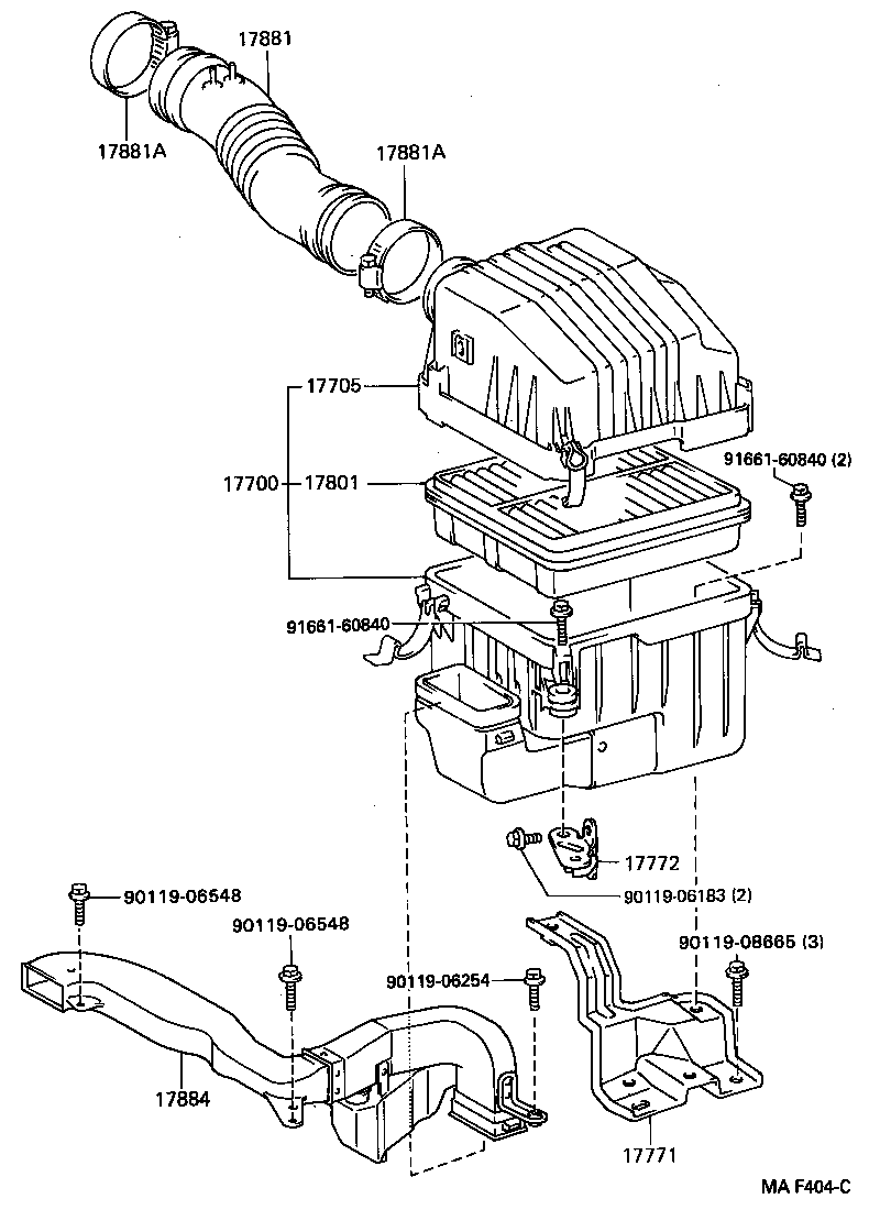  STARLET |  AIR CLEANER