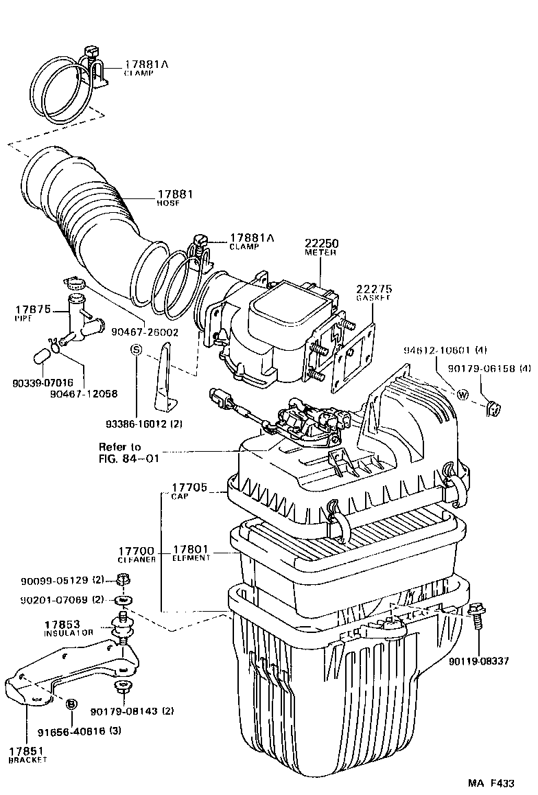  LITEACE VAN WAGON |  AIR CLEANER