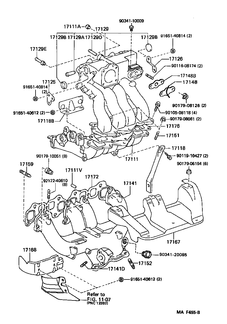  LITEACE VAN WAGON |  MANIFOLD