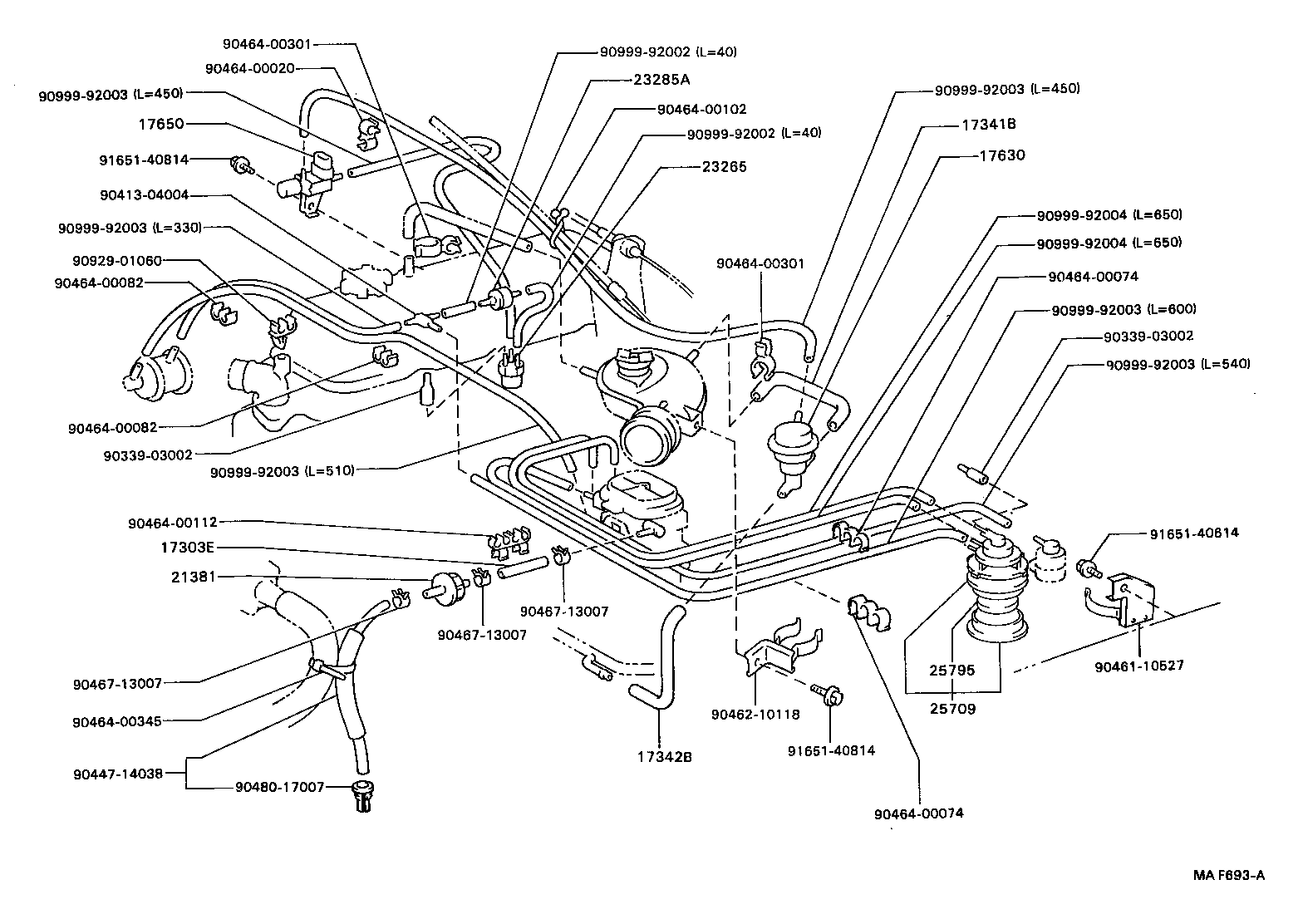  HILUX |  VACUUM PIPING