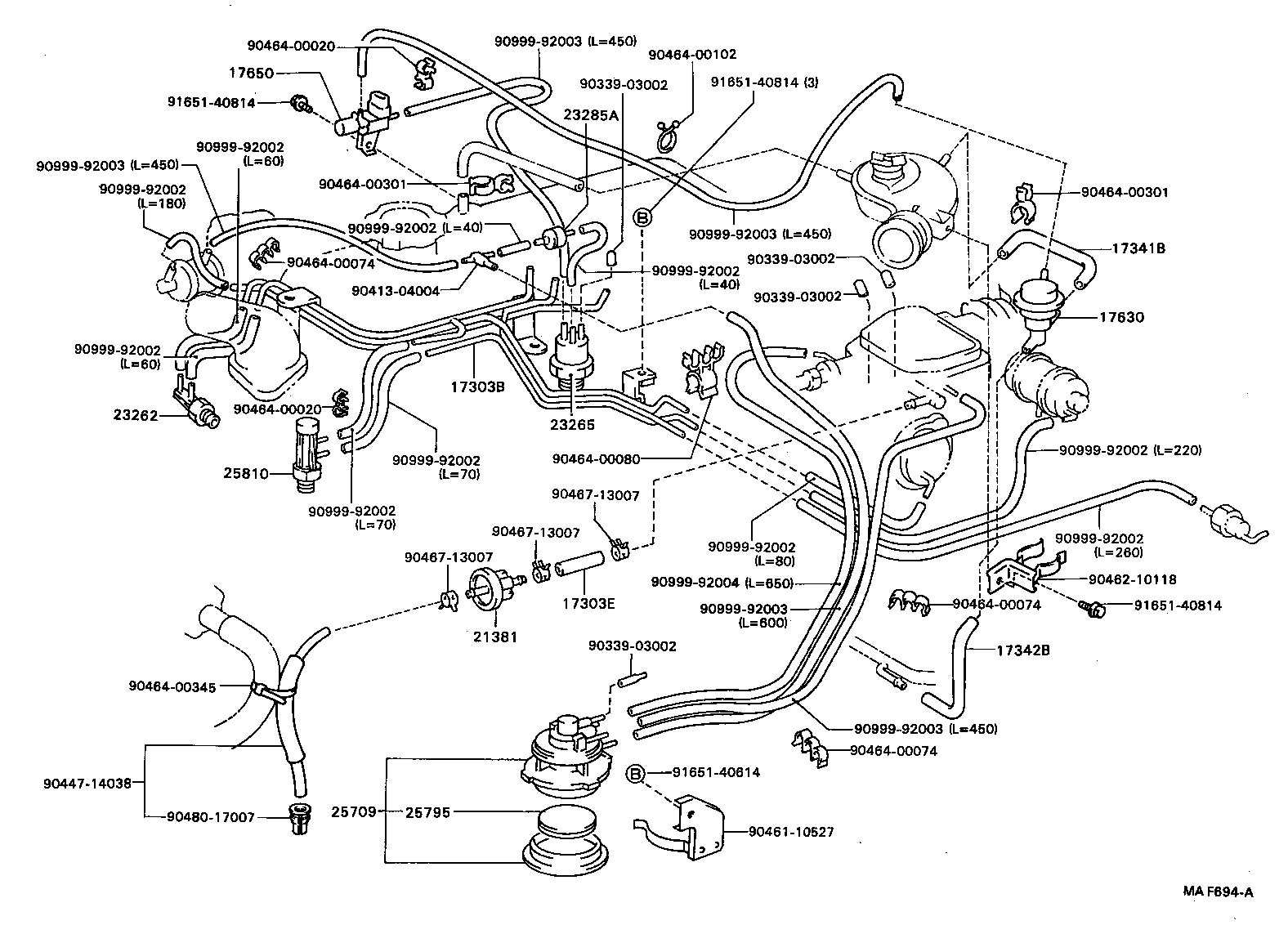  HILUX |  VACUUM PIPING