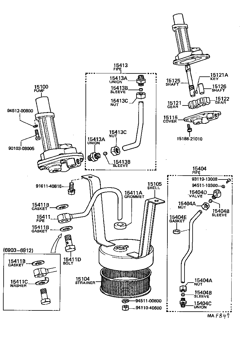  HEAVY DUTY TRUCK |  ENGINE OIL PUMP