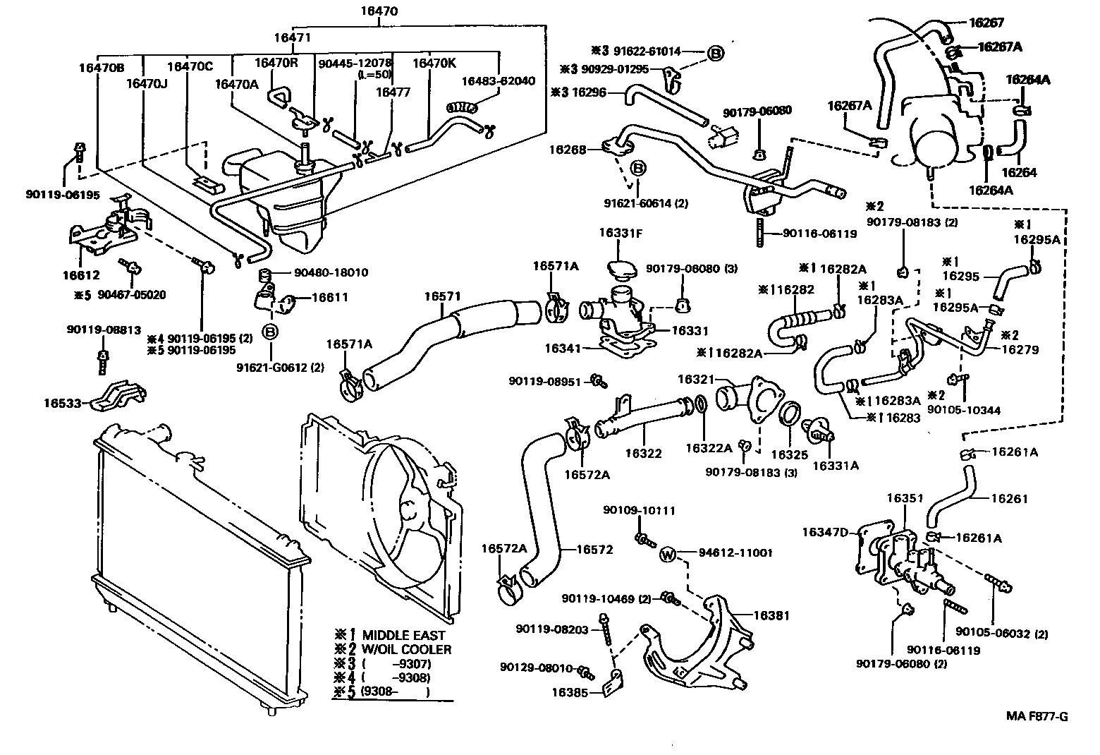  CAMRY JPP SED |  RADIATOR WATER OUTLET