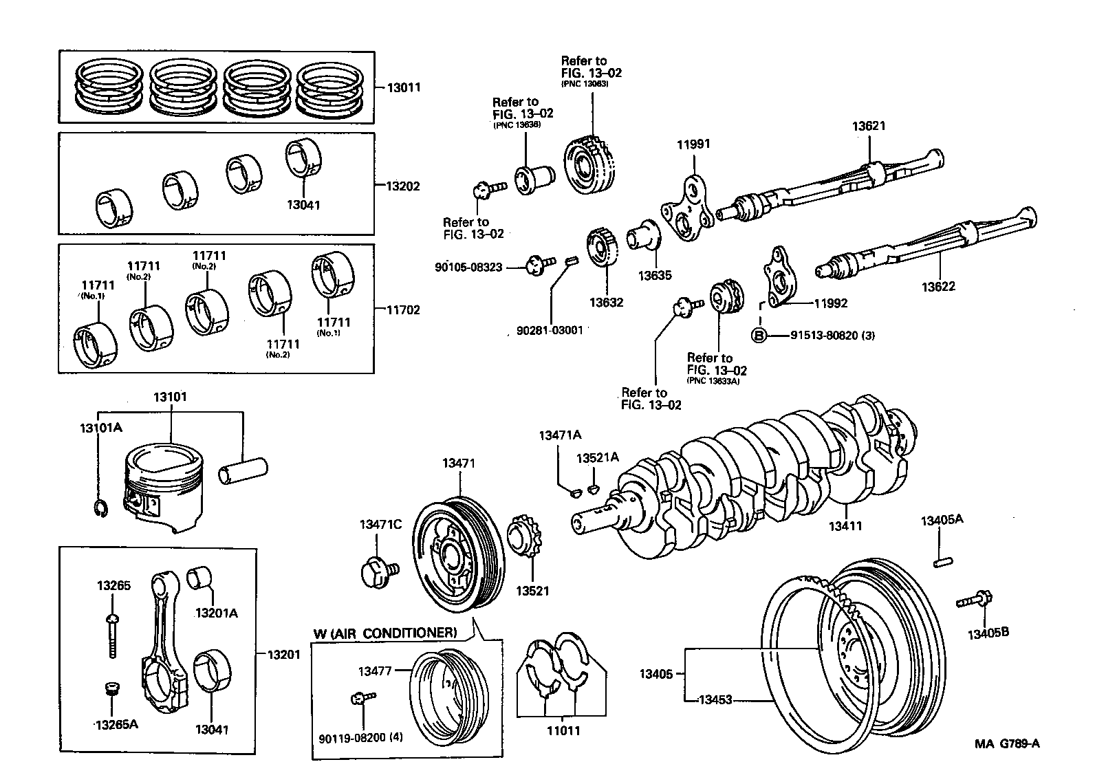  T100 |  CRANKSHAFT PISTON