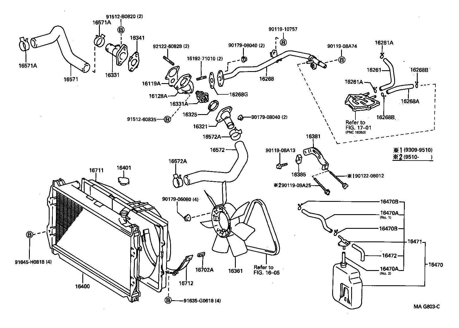  T100 |  RADIATOR WATER OUTLET