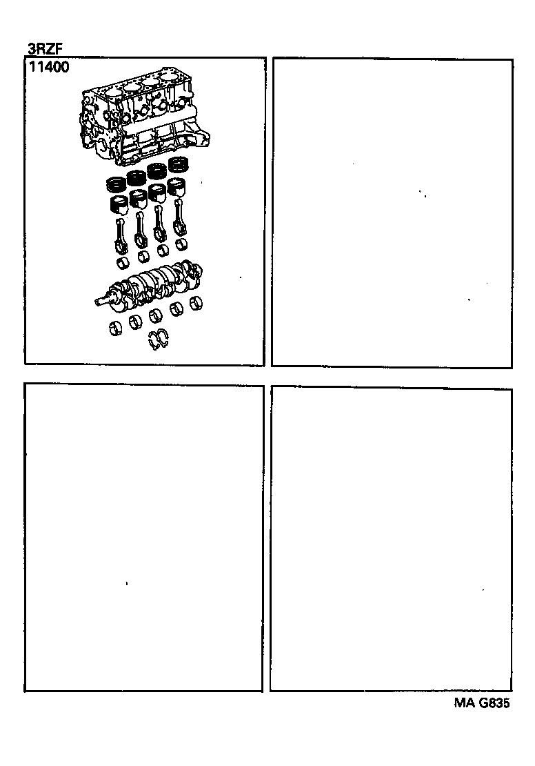  T100 |  SHORT BLOCK ASSEMBLY