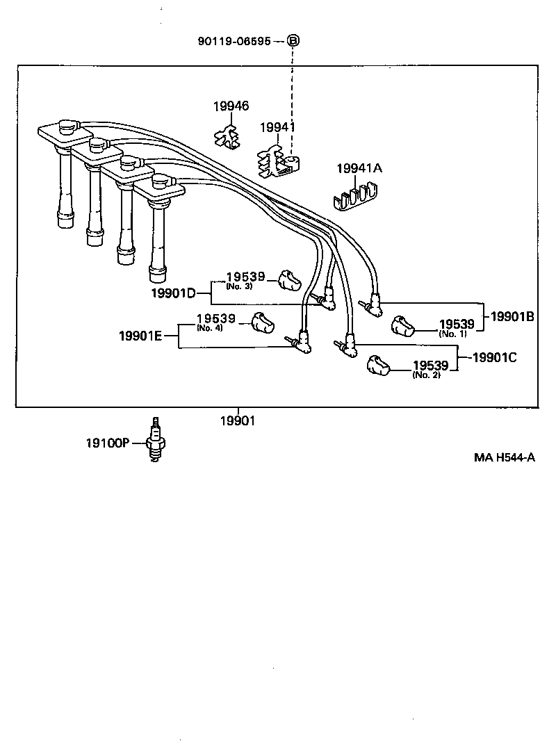  STARLET |  IGNITION COIL SPARK PLUG