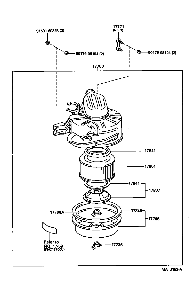  DYNA 150 |  AIR CLEANER