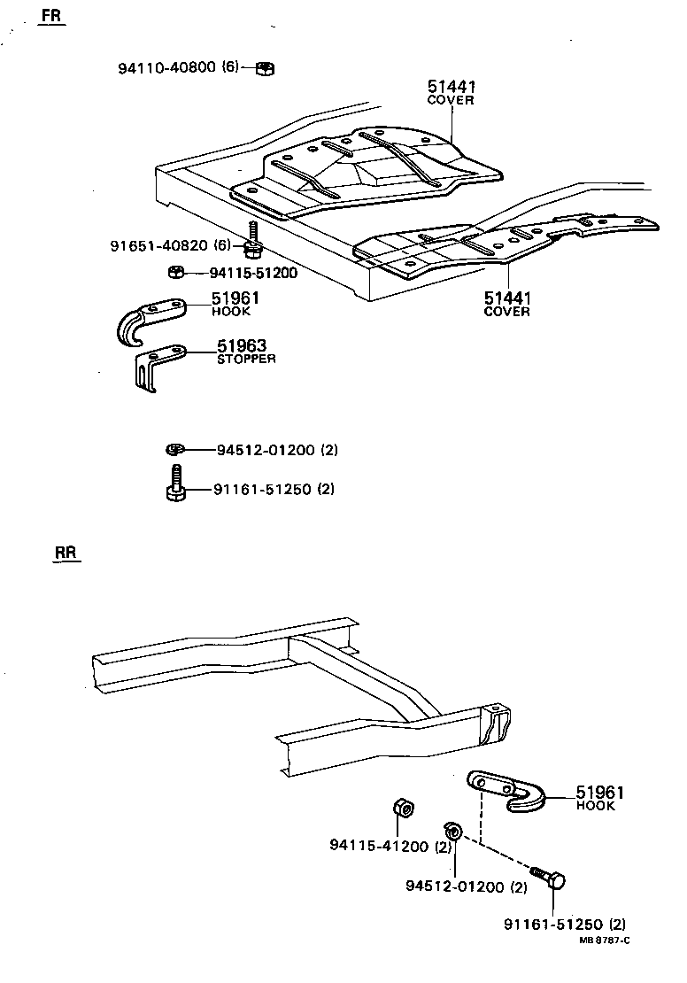  STOUT |  SUSPENSION CROSSMEMBER UNDER COVER