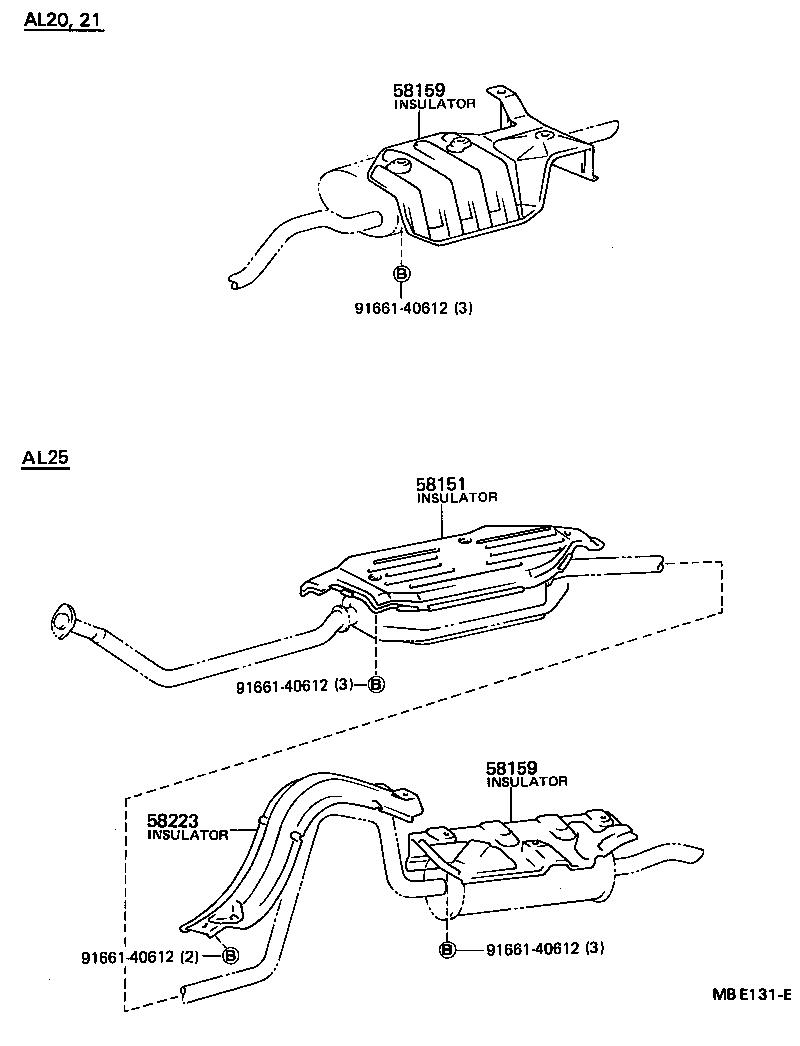  TERCEL |  FLOOR INSULATOR
