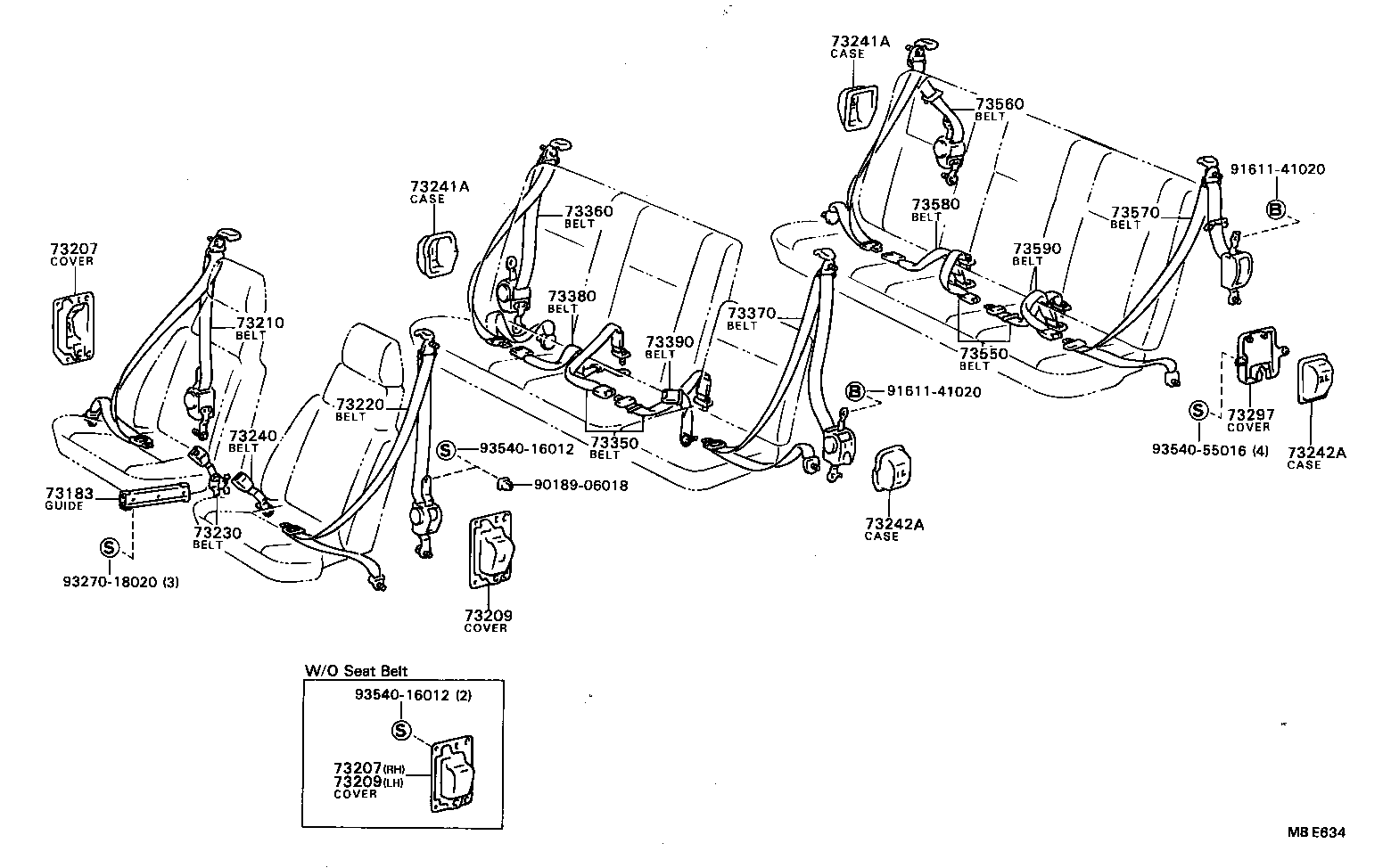 MODEL F |  SEAT BELT