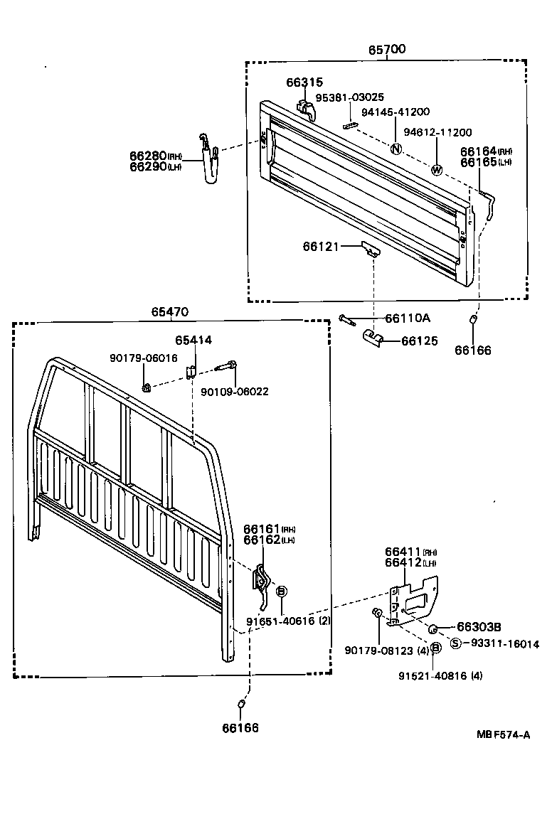  HILUX |  REAR BODY GUARD FRAME TAIL GATE