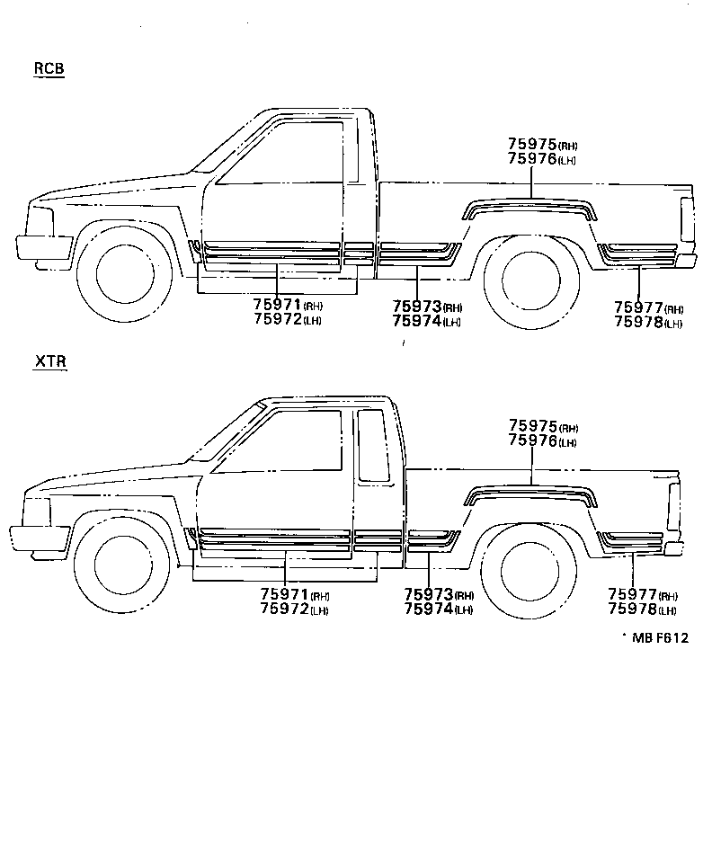  HILUX |  BODY STRIPE