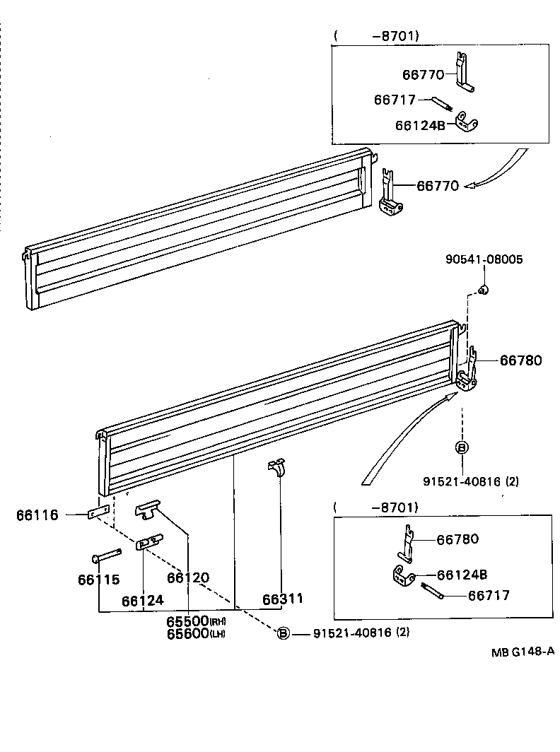  HILUX |  REAR BODY SIDE PANEL