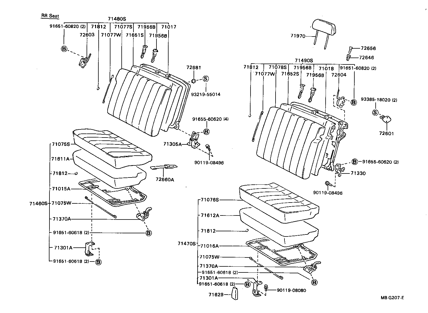  HILUX |  SEAT SEAT TRACK