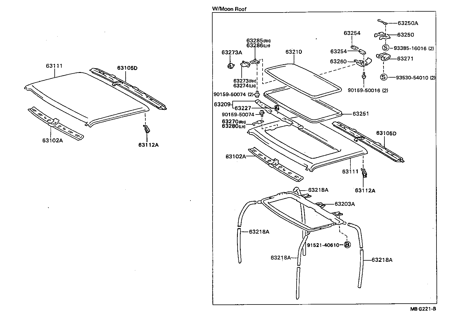  HILUX |  ROOF PANEL BACK PANEL