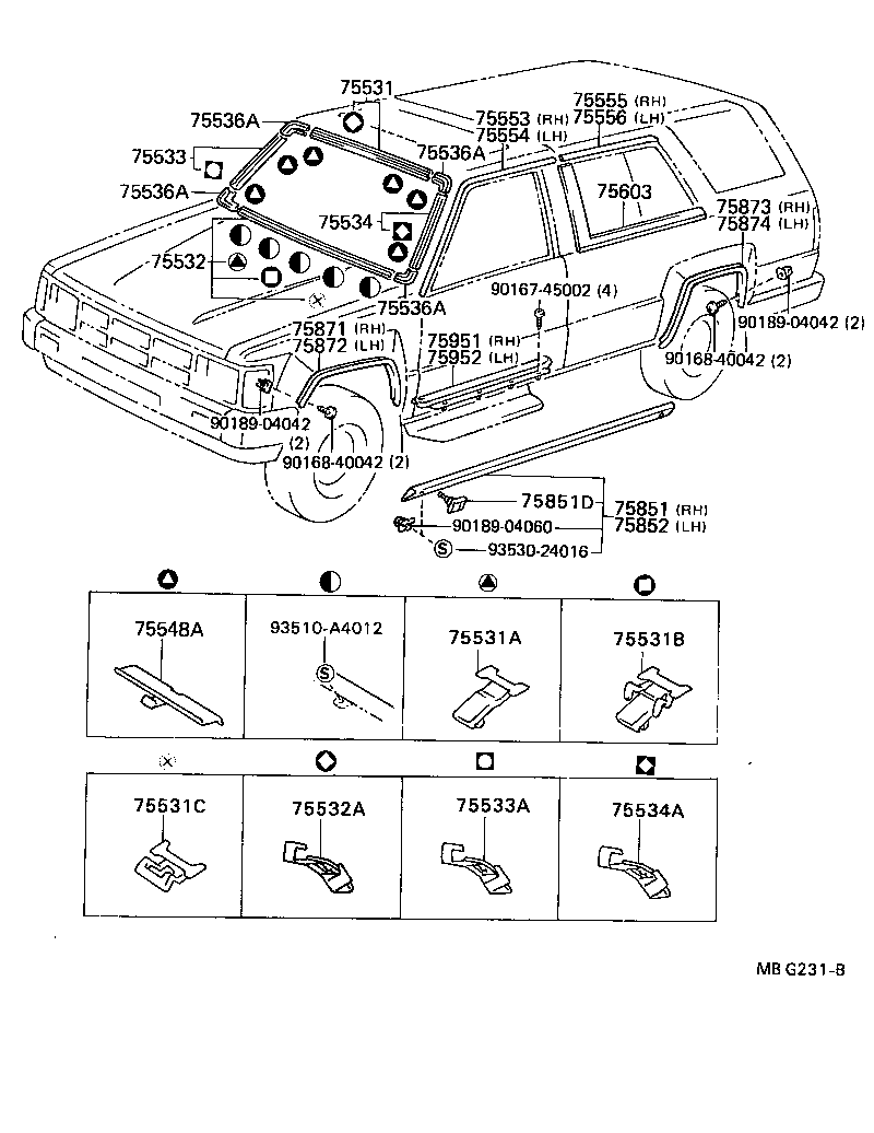  HILUX |  MOULDING