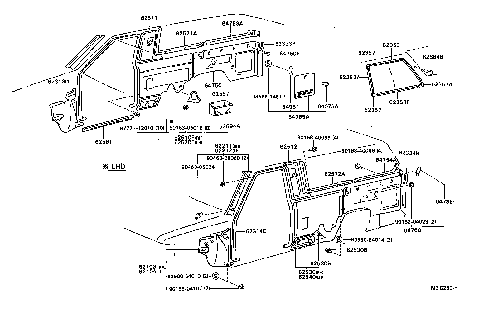  HILUX |  INSIDE TRIM BOARD