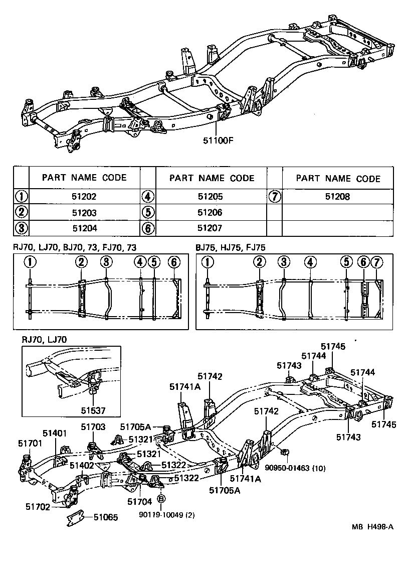  LAND CRUISER 70 |  FRAME