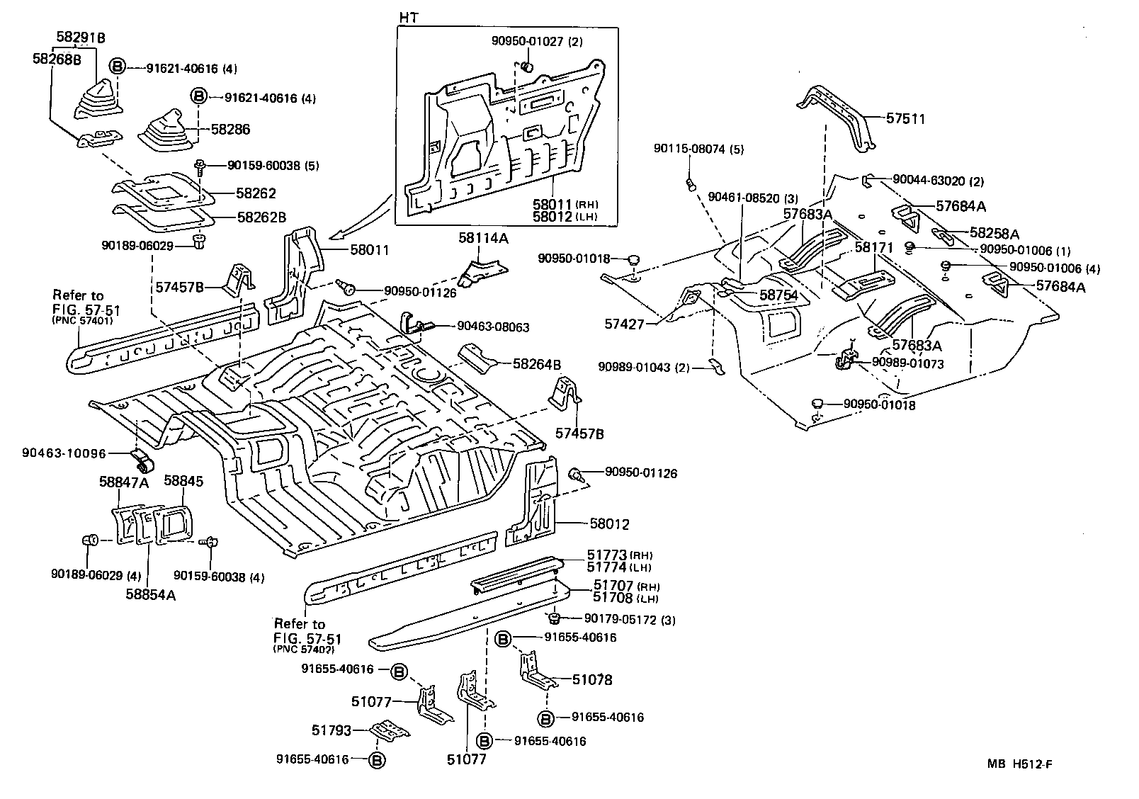  LAND CRUISER 70 |  FRONT FLOOR PANEL FRONT FLOOR MEMBER