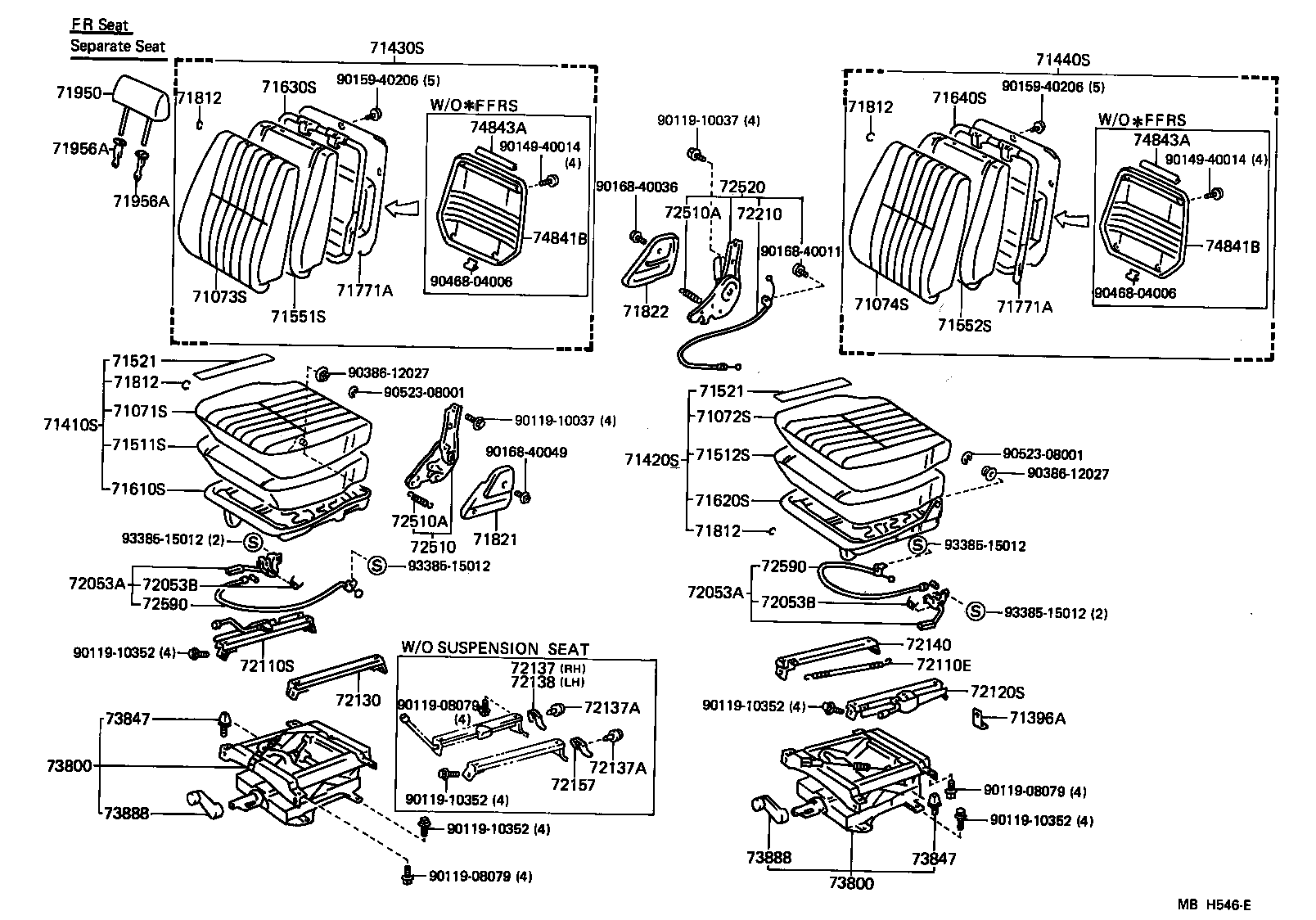  LAND CRUISER 70 |  SEAT SEAT TRACK