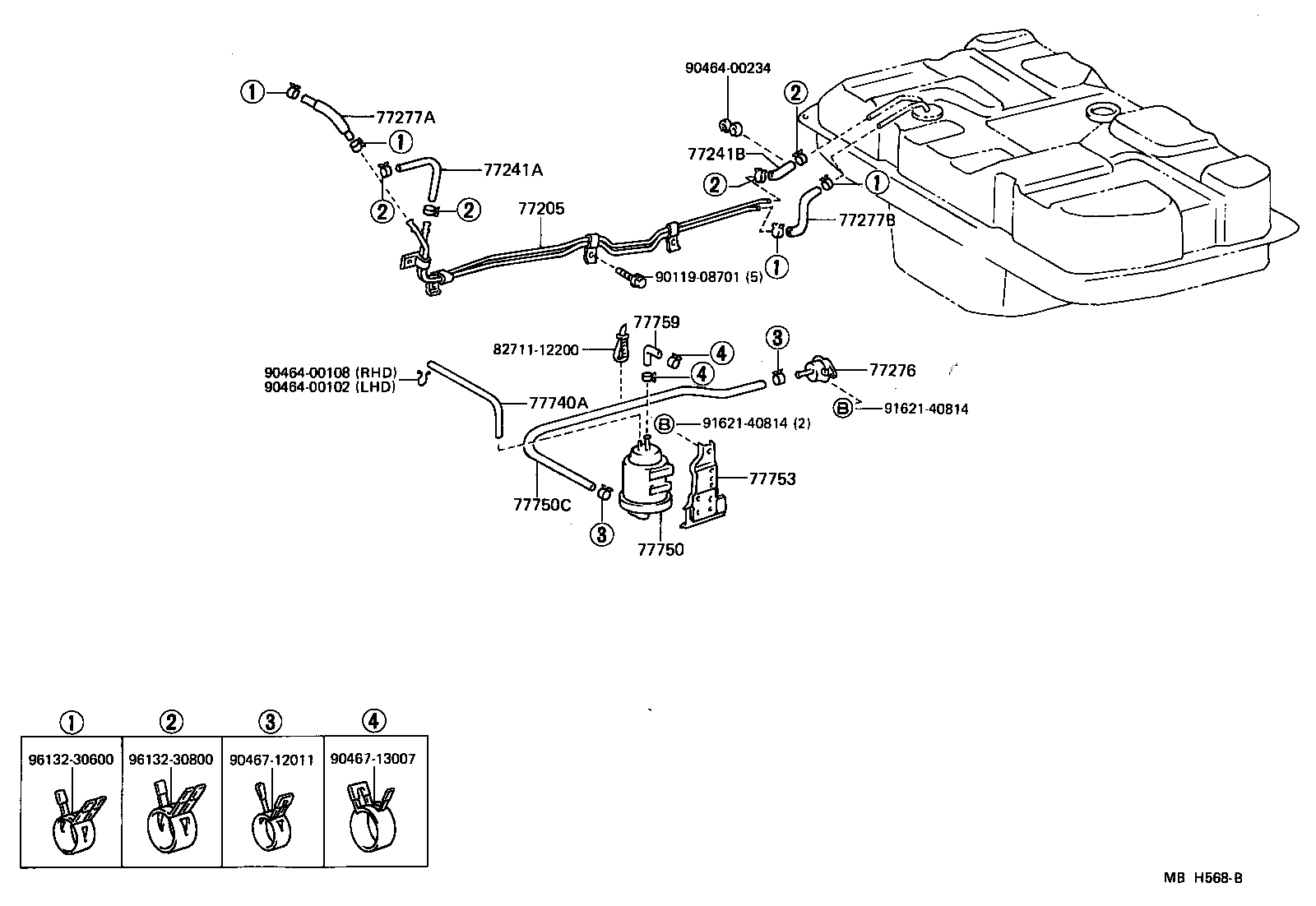  LAND CRUISER 70 |  FUEL TANK TUBE