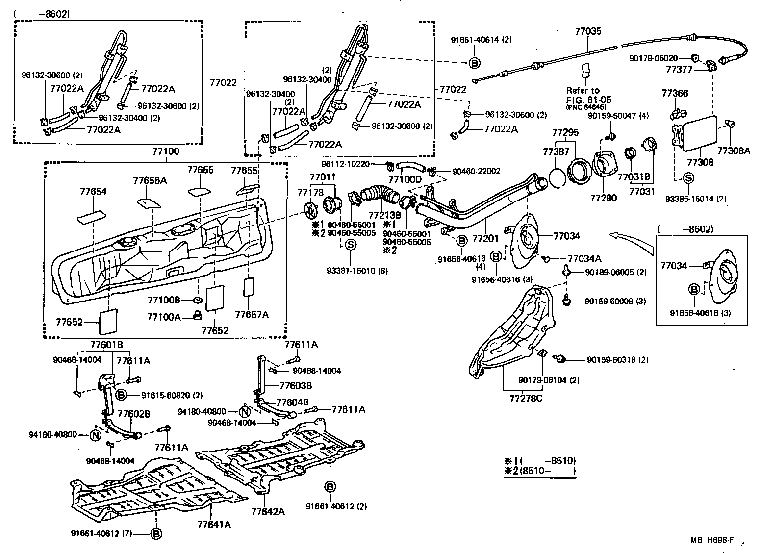  MR2 |  FUEL TANK TUBE