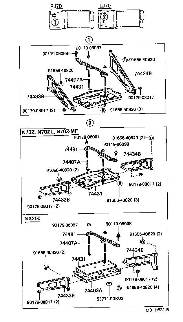  LAND CRUISER 70 |  BATTERY CARRIER
