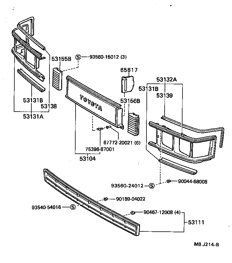  MODEL F |  RADIATOR GRILLE
