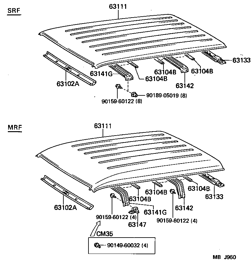  LITEACE |  ROOF PANEL BACK PANEL