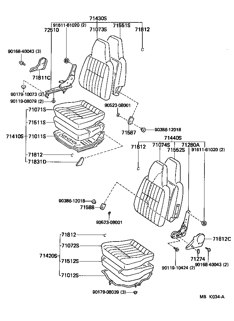  LITEACE |  SEAT SEAT TRACK