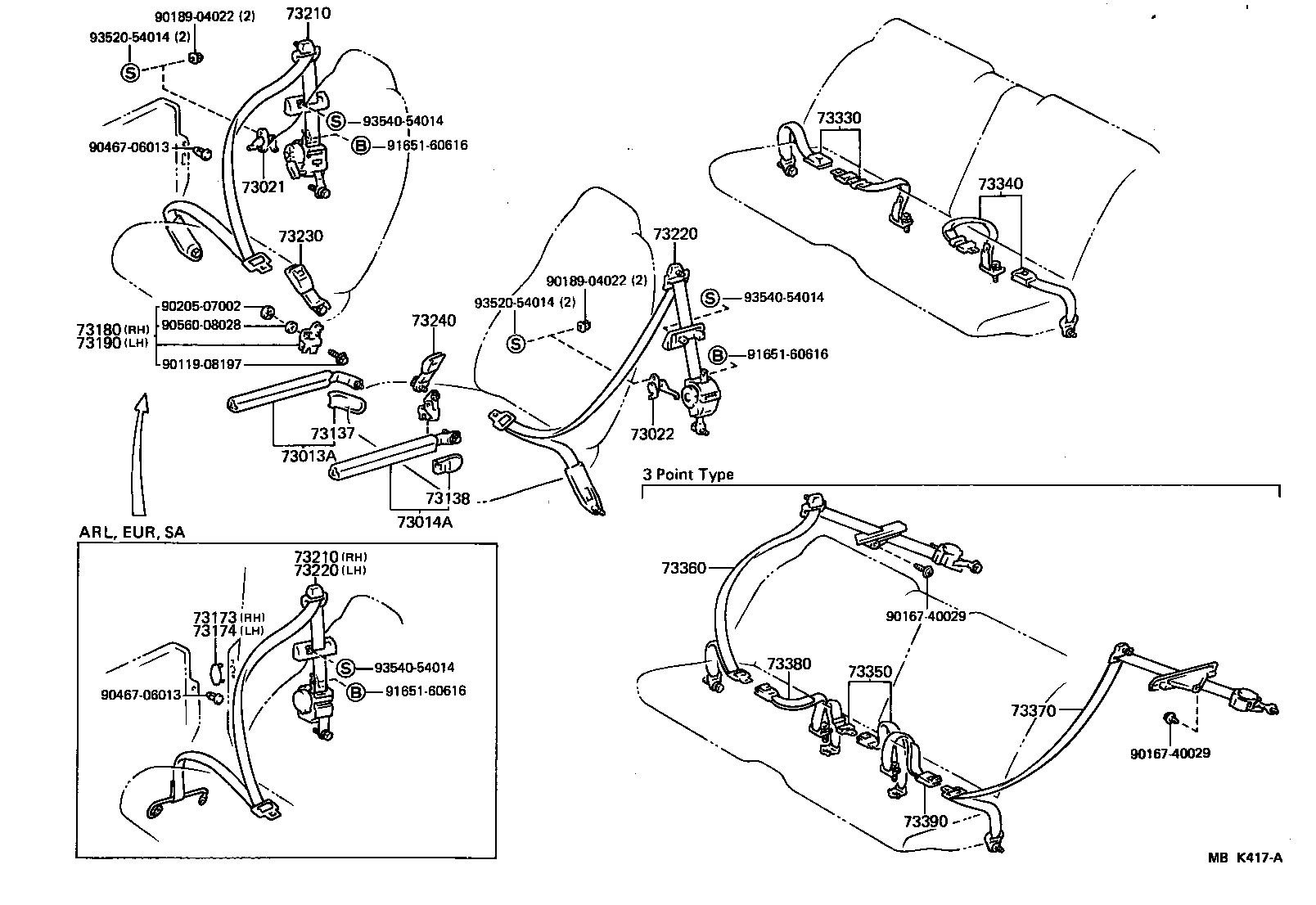  SUPRA |  SEAT BELT CHILD RESTRAINT SEAT