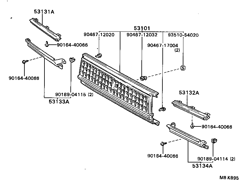  CRESSIDA |  RADIATOR GRILLE