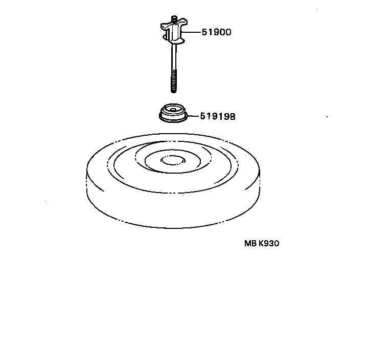  CAMRY |  SPARE WHEEL CARRIER