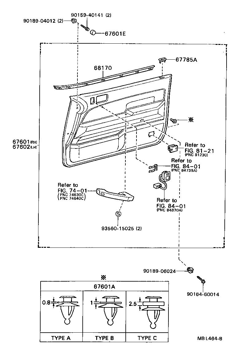  CAMRY |  FRONT DOOR PANEL GLASS
