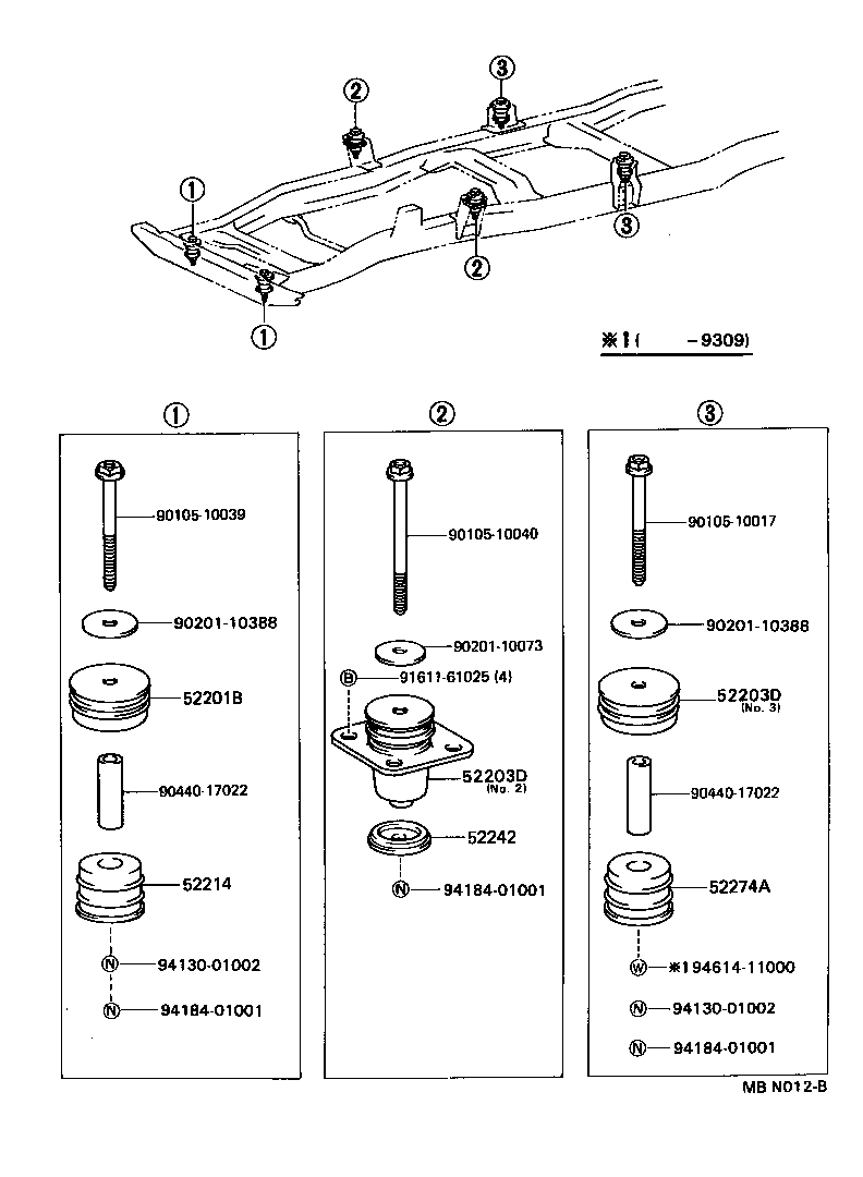  DYNA150 |  CAB MOUNTING BODY MOUNTING