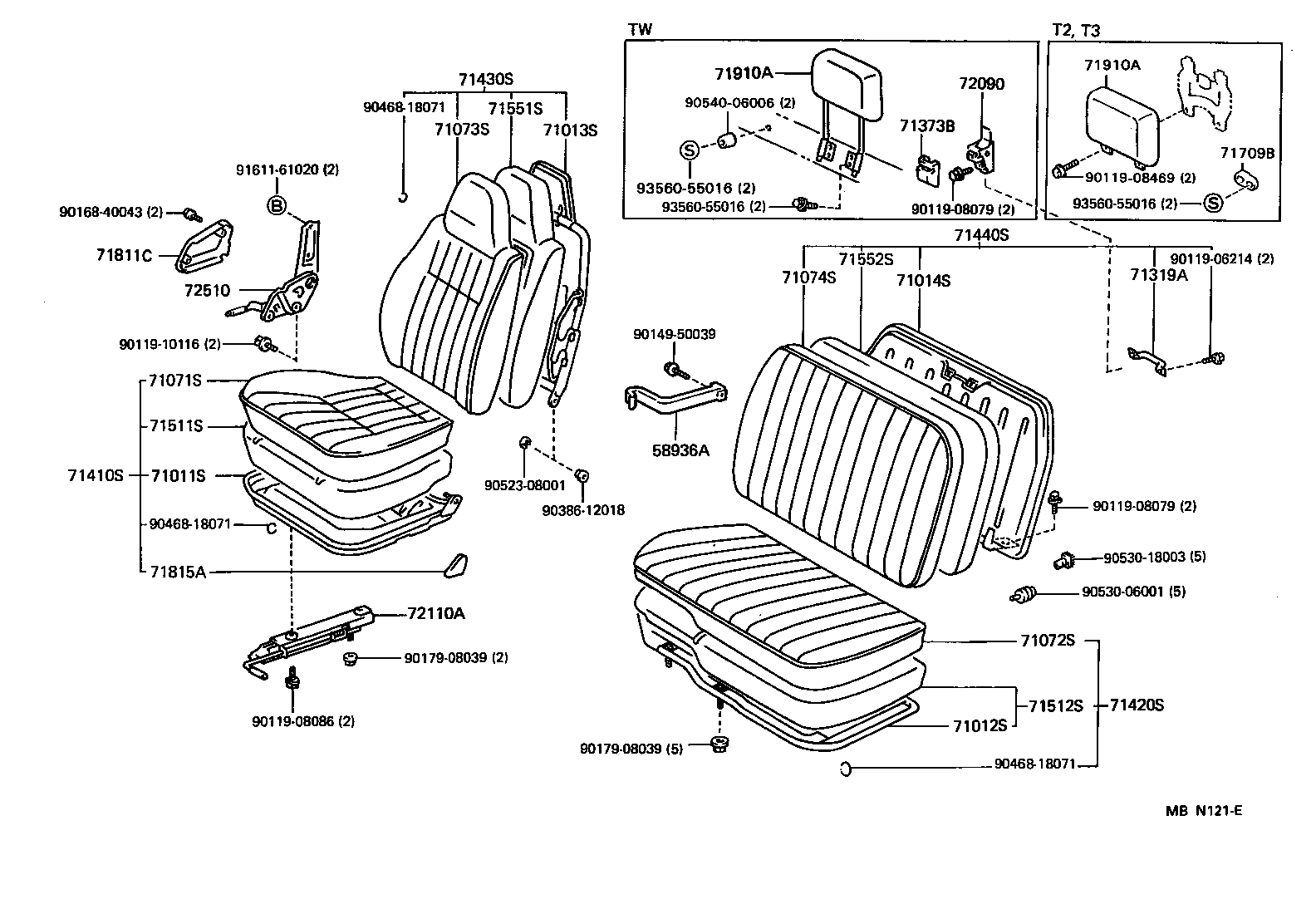  DYNA150 |  SEAT SEAT TRACK