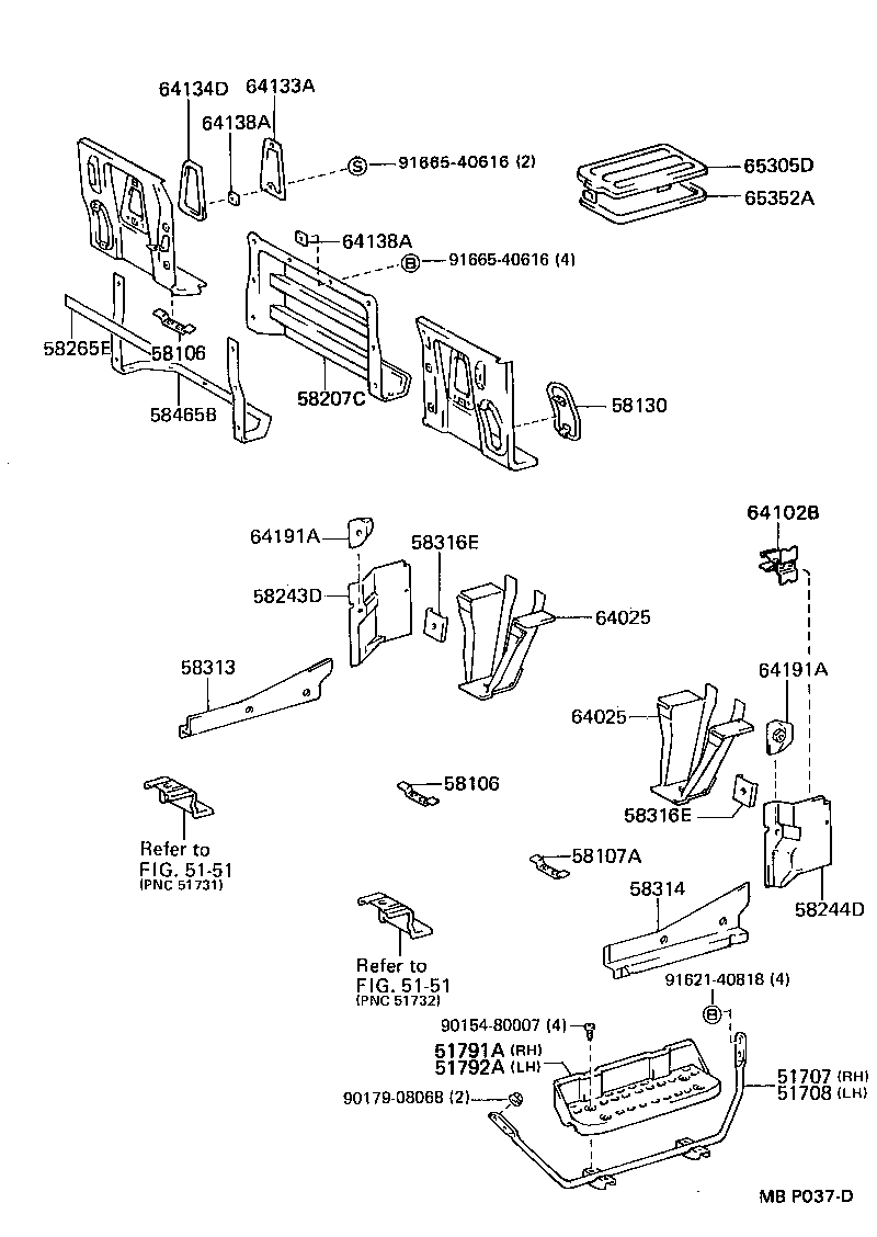  DYNA100 |  REAR FLOOR PANEL REAR FLOOR MEMBER