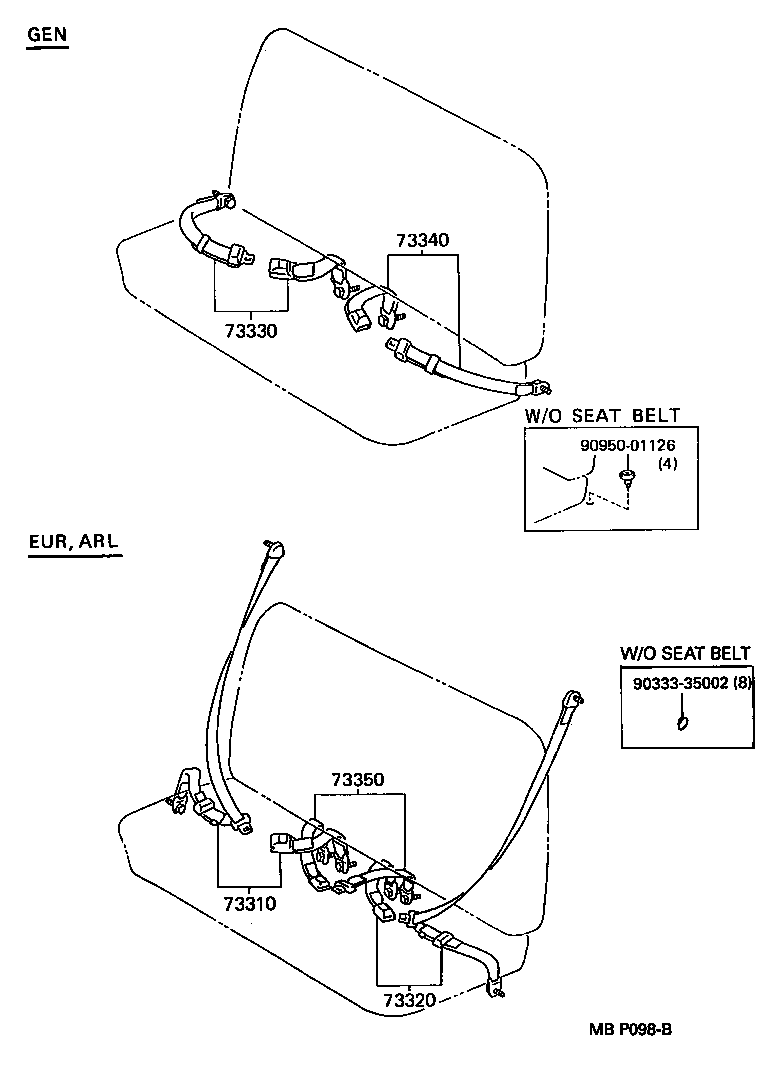 DYNA100 |  SEAT BELT