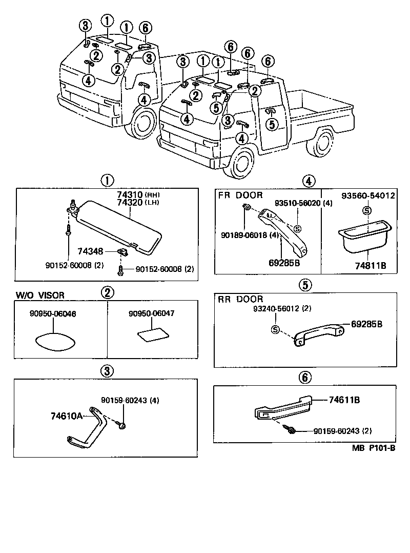  DYNA100 |  ARMREST VISOR