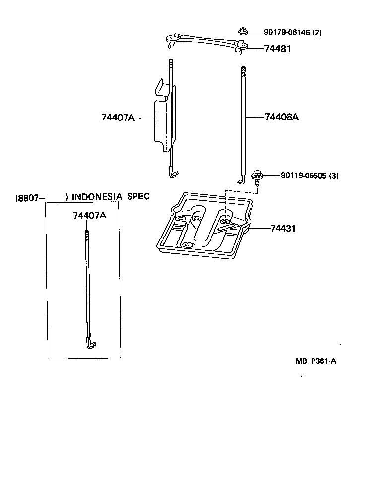  STARLET |  BATTERY CARRIER